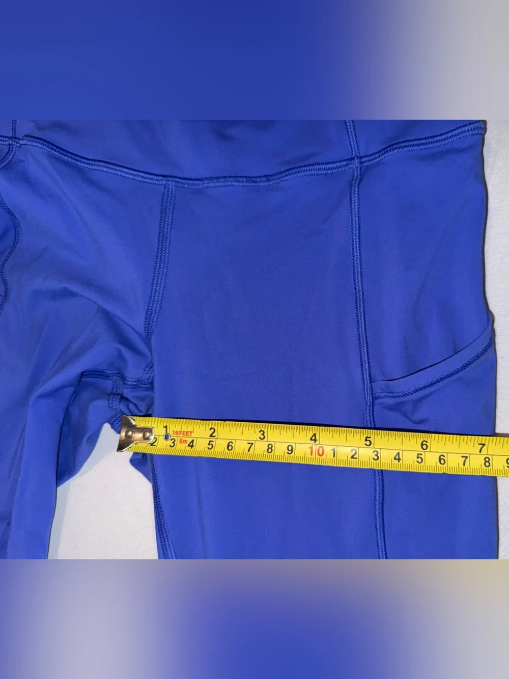 Lululemon Women Athletic Active Purple Crop High-Waist Pocket Leggings Size XS